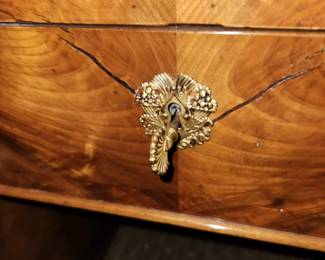 antique leather top desk