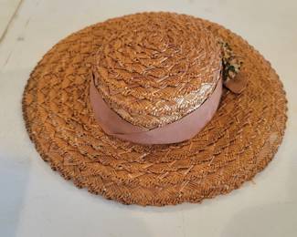 Victorian / Edwardian straw hat