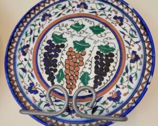 Tin Glazed Earthenware Plate, Greece