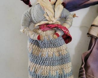 Circa 1940's Greek Folk Dolls