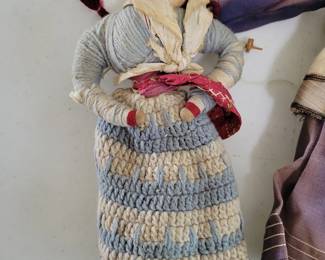 Circa 1940's Greek Folk Dolls