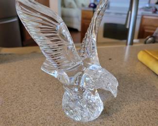 Marked Waterford Crystal Eagle