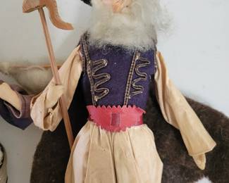 Circa 1940's Greek Folk Dolls