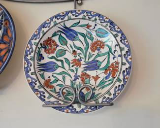 Tin Glazed Earthenware Plate, Greece