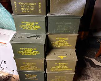 These are full of ammo for shotguns.