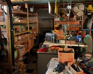More workshop tools and supplies.