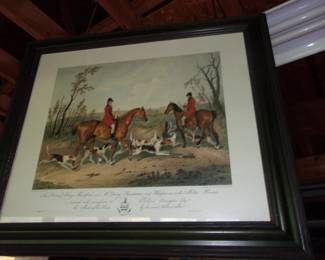 Vintage FOX HUNT Picture