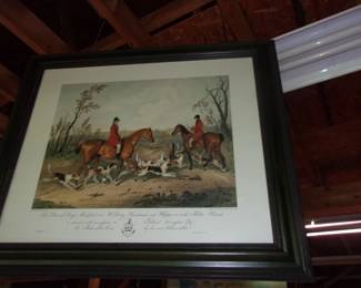 Vintage FOX HUNT Picture