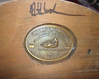 Plate on Bottom, Signed by Artist