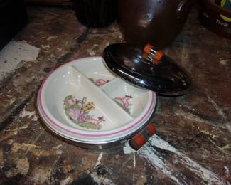 Divided Baby Dish w/Lid