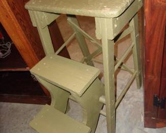 Vintage Fold Out Stool