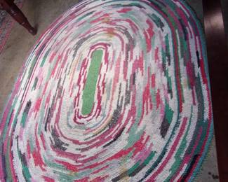 Early Oval Braided Rug