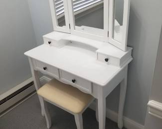 Vanity with seat