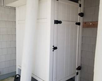 Vinyl shower surround