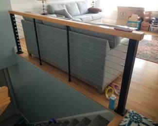 Cable system interior railing