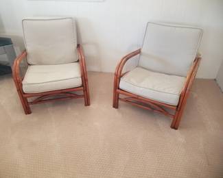 Rattan chairs - 4 available