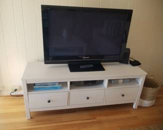 3-drawer media console; TV