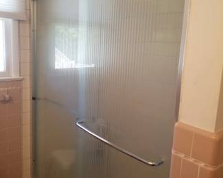 Glass shower doors