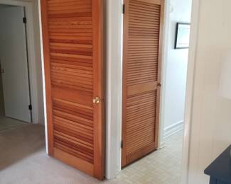 Louvered doors