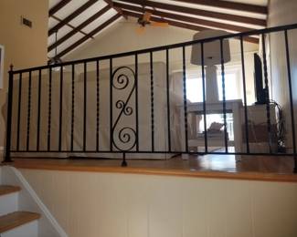 Wrought iron railing