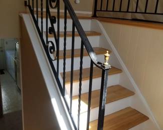 Wrought iron railing