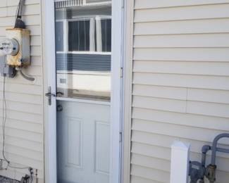 Entry door; storm door