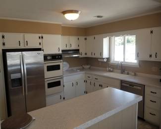 Classic wood cabinets - perfect for a she shed or man cave