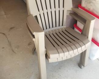 Plastic chairs
