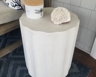 Porch/patio furniture by Pottery Barn; end table