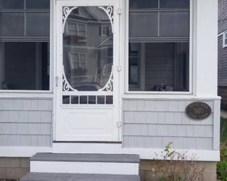 Entry door; screen door