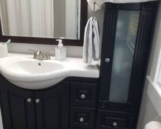 Bath vanity with storage