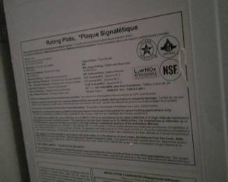 Navien tankless hot water heater