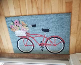Bike door mat