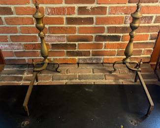 Brass Andirons