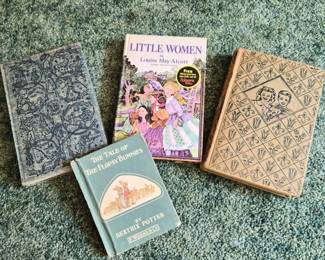 VintageClassicBooksBeatrixPotterLouisaMayAlcottMore