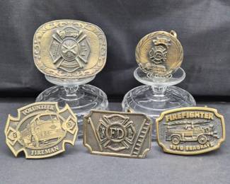 Firefighters Belt Buckles