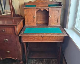 Antique Handcrafted Desk