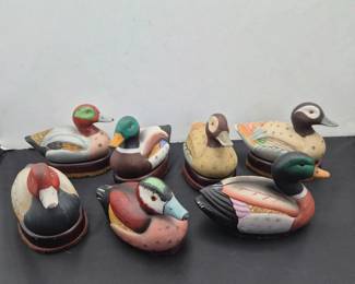 SevenNancoCeramicMallardDuckLintBrushes