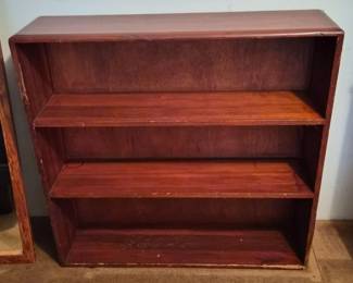 Vintage3ShelfWoodBookshelfDisplayUnit