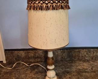 MidCenturyStiffelStyleGoldGiltTableLamp