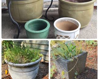 OutdoorGardenPotsPlantersStand