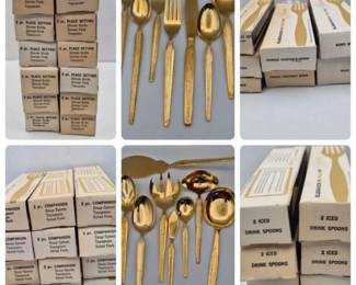 Gold Plated Flatware