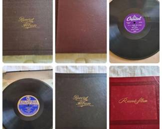Vintage78RPMRecordLotinFourBoundAlbums