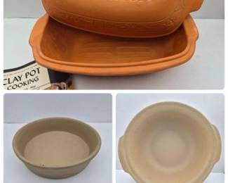 PamperedChefStonewareWGermanyRmertopfLiddedClayPot
