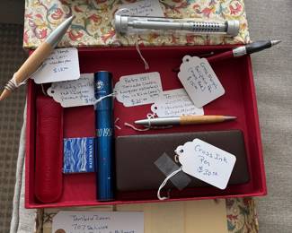 Vintage Waterman Lady Charlotte Red Lacquer Fountain Pen