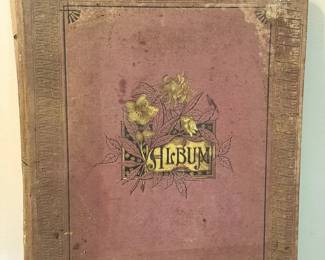 Antique Album Scrapbook Ephemera