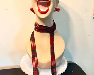 Art Deco Style Beaded Necklace