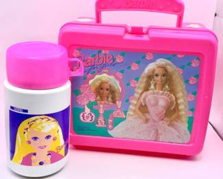 Adorable Barbie Lunch Box & Thermos