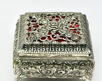 Metal Japanese Trinket Box