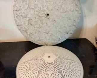 (2) Vintage Light Covers
